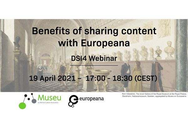 DSI Webinar: Benefits of sharing content with Europeana